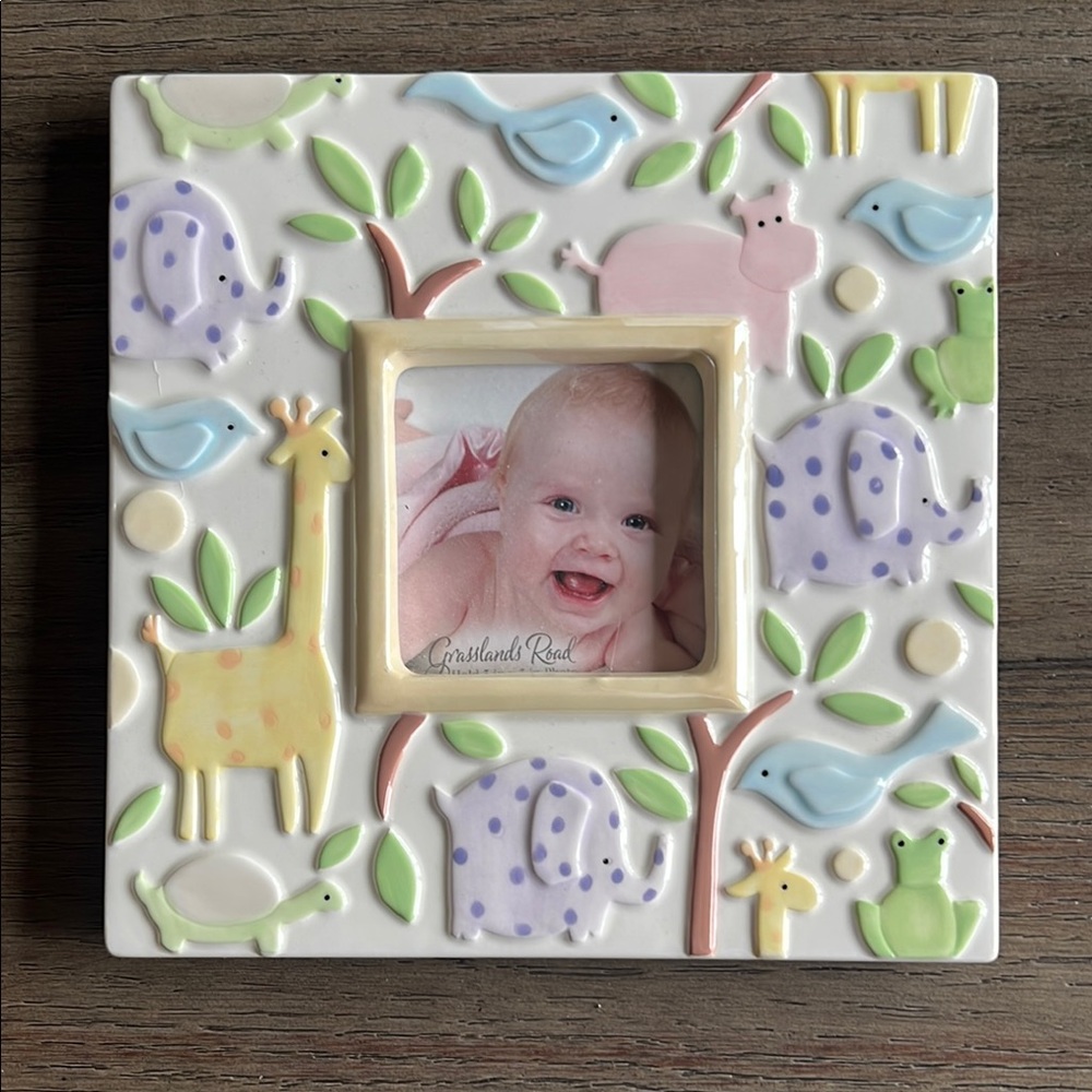 Colorful Animal-Themed Photo Frame